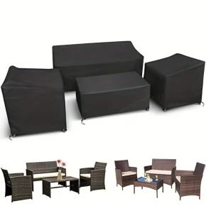 4 pcs/set chair cover + end table cover